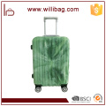 Aluminum Trolley Luggage Suitcase Plastic PP Luggage